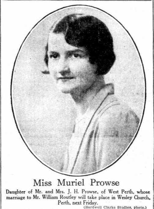 Photo of photos/Muriel Prowse bn 1904 WA portrait